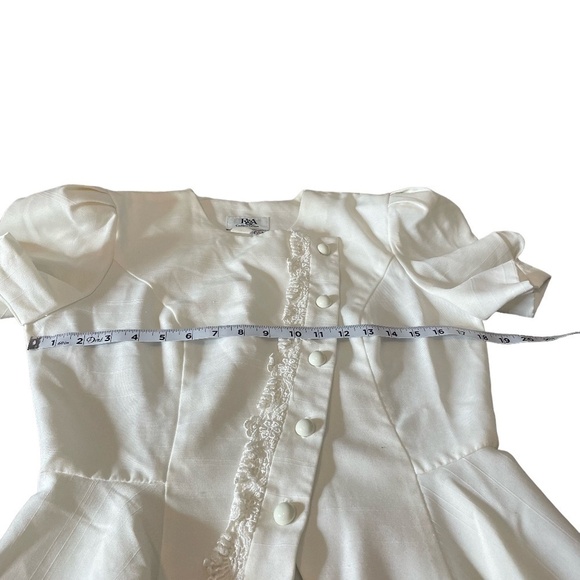 R&A Collections Vintage Women's Double Breasted Short Sleeve Skirt's set Size 10 - Picture 8 of 9